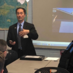 Marc in the classroom